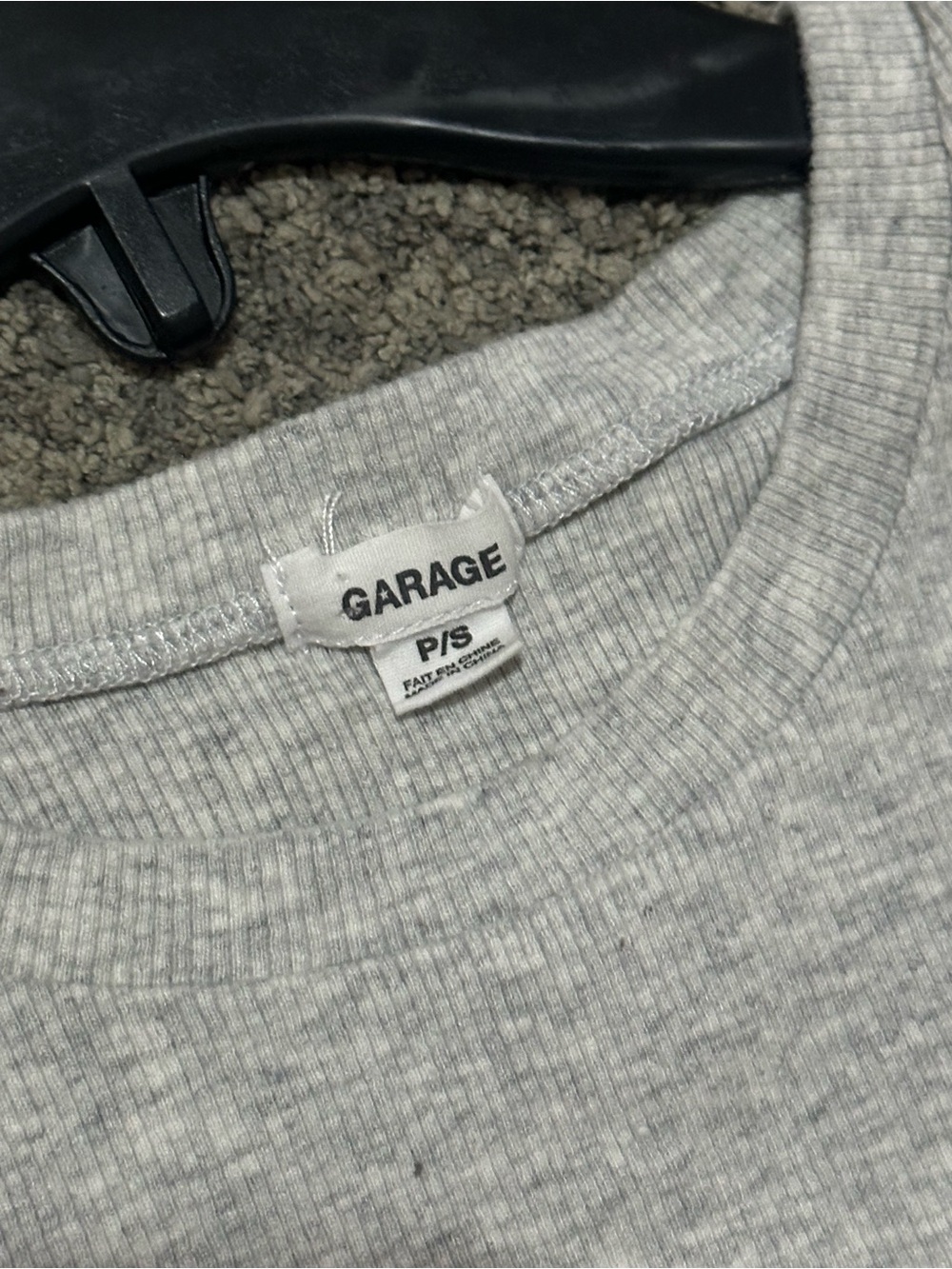 Garage Gray Crop Top S - Picture 3 of 3